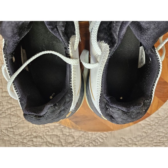 Nike React LeBron Men's XV1117 Low White Metallic Gold Basketball Sneakers, 12 - Picture 13 of 16